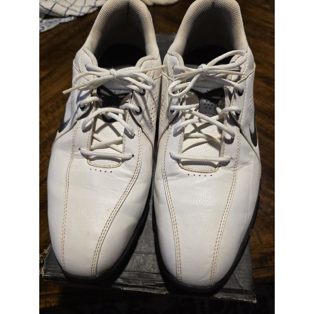 Nike Durasport III 3 Soft Spike Golf Shoes White/grey 628527-101 Mens Size 11